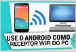 Como usar o celular Android como receptor Wi-Fi